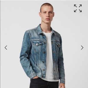 NWOT ALLSAINTS Mens Inverness Denim Jacket - size M - BRAND NEW WITHOUT TAGS